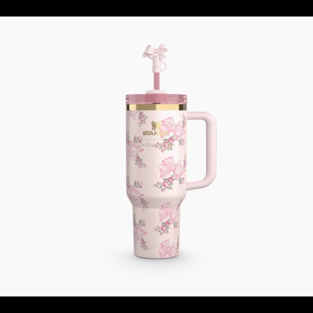 Stanley + Love Shack Fancy 40 oz tumbler Rosa Beaux Pink, NWT